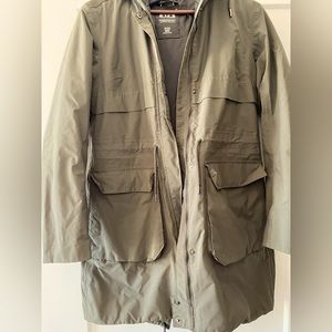 Helly Hansen green winter jacket